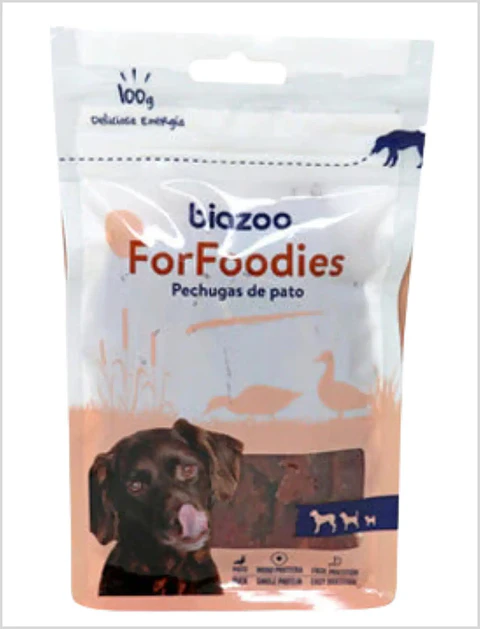 Biazoo Perro Pechugas de Pato 100 g