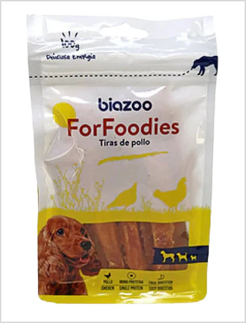 Biazoo Perro Tiras de Pollo 100 g