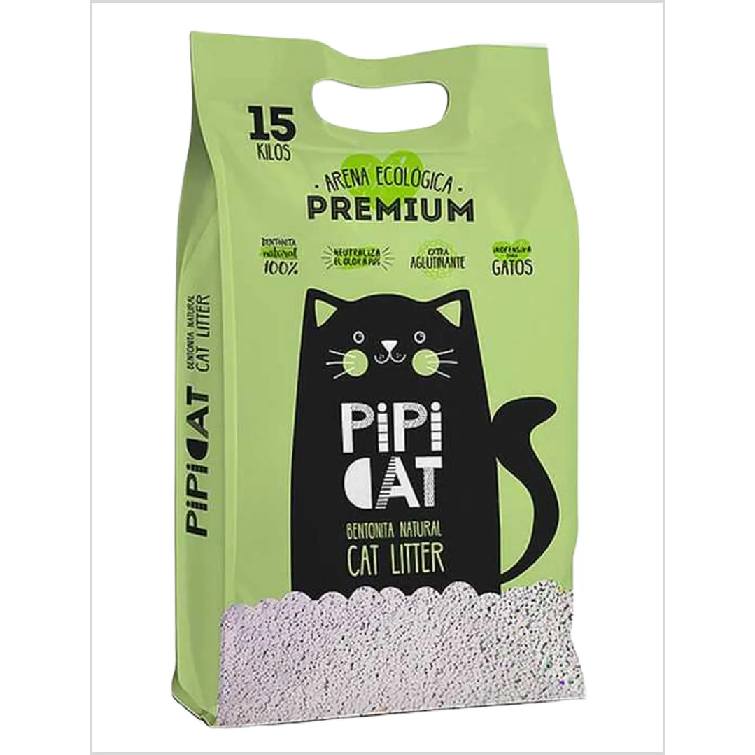 Arena Sanitaria Ecológica Pipi Cat - 15 Kg 1