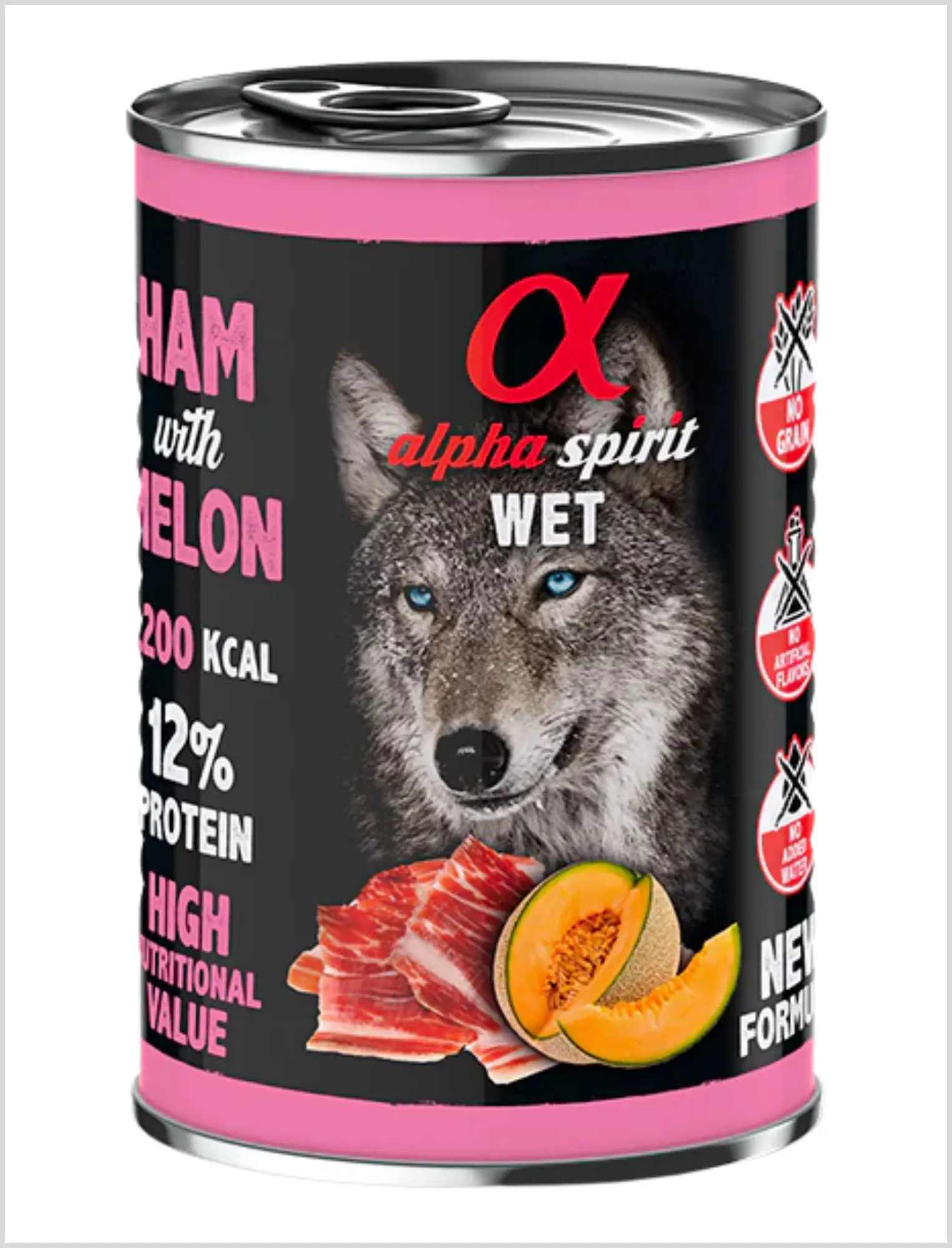 Alpha Spirit Alimento Húmedo Lata Ternera con Melón 400 g