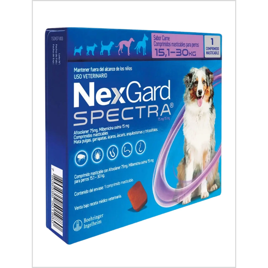 Nexgard Spectra 15 a 30 Kg 1