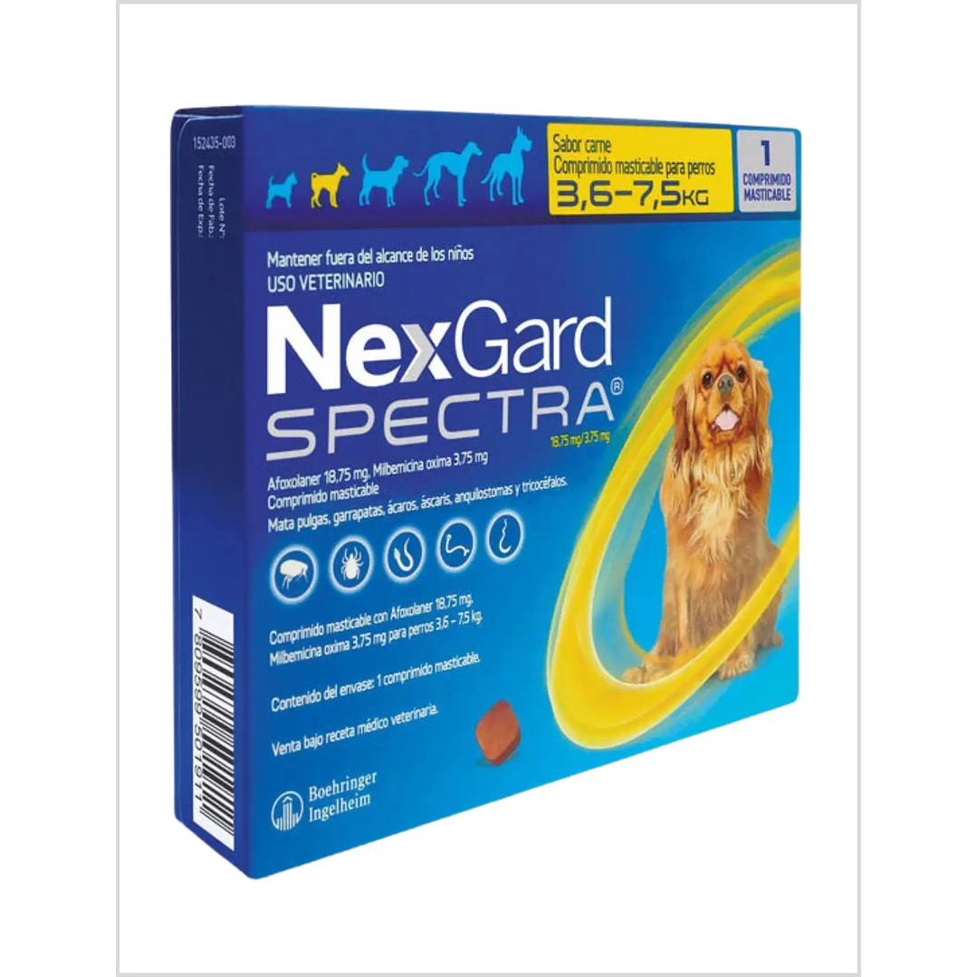 Nexgard Spectra 3,6 a 7,5 Kg  1