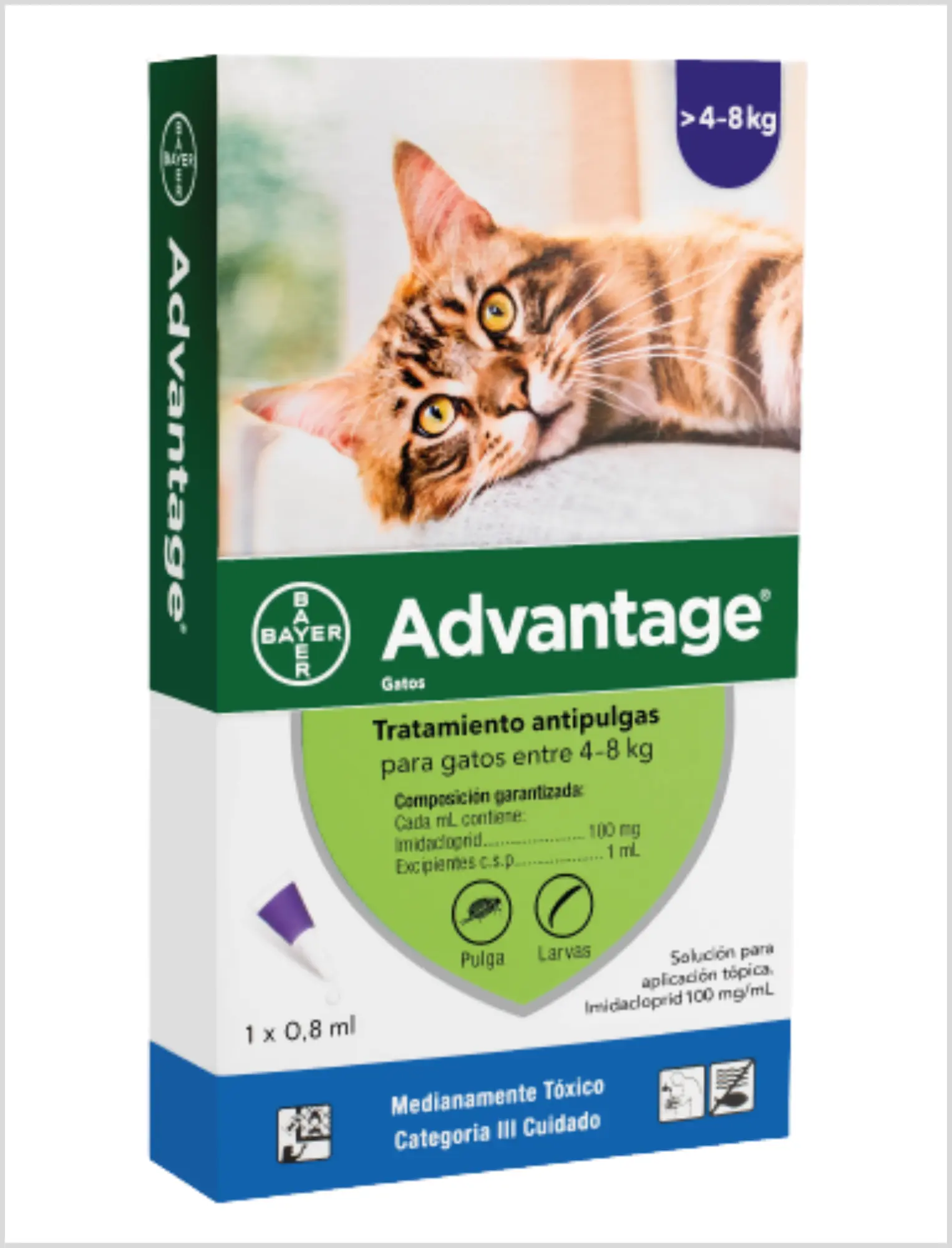Advantage Antiparasitario Gato de 4 a 8 Kg