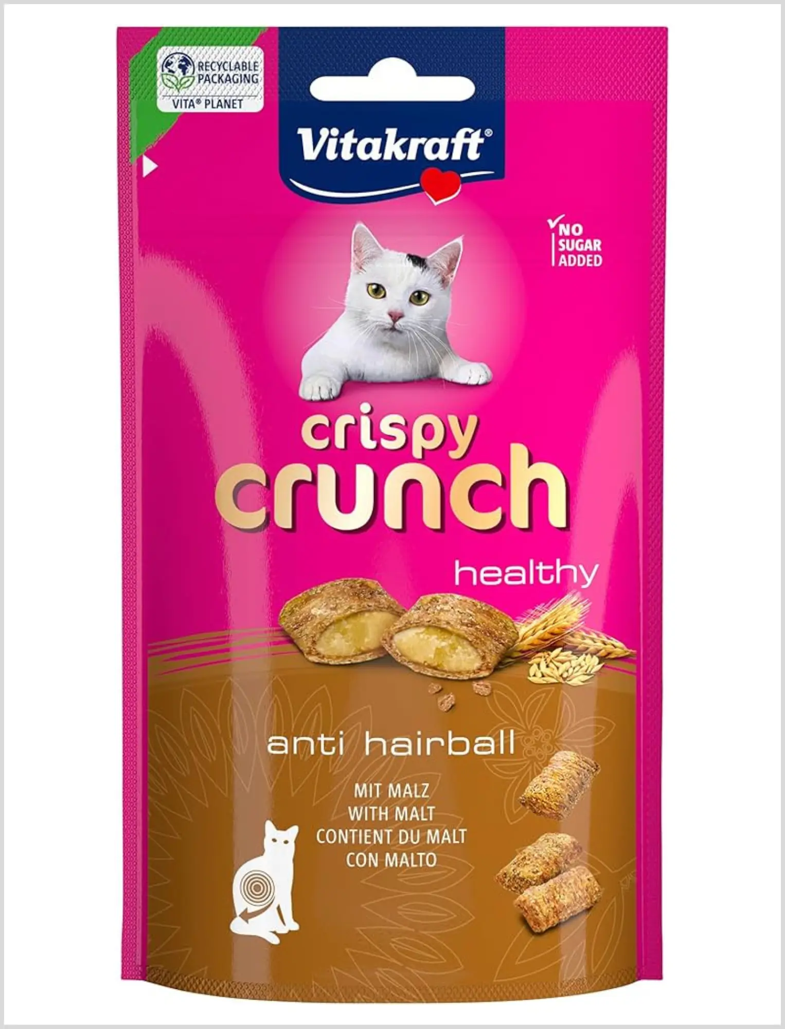 Vitakraft Crispy Crunch Bolas de Pelo 60 g