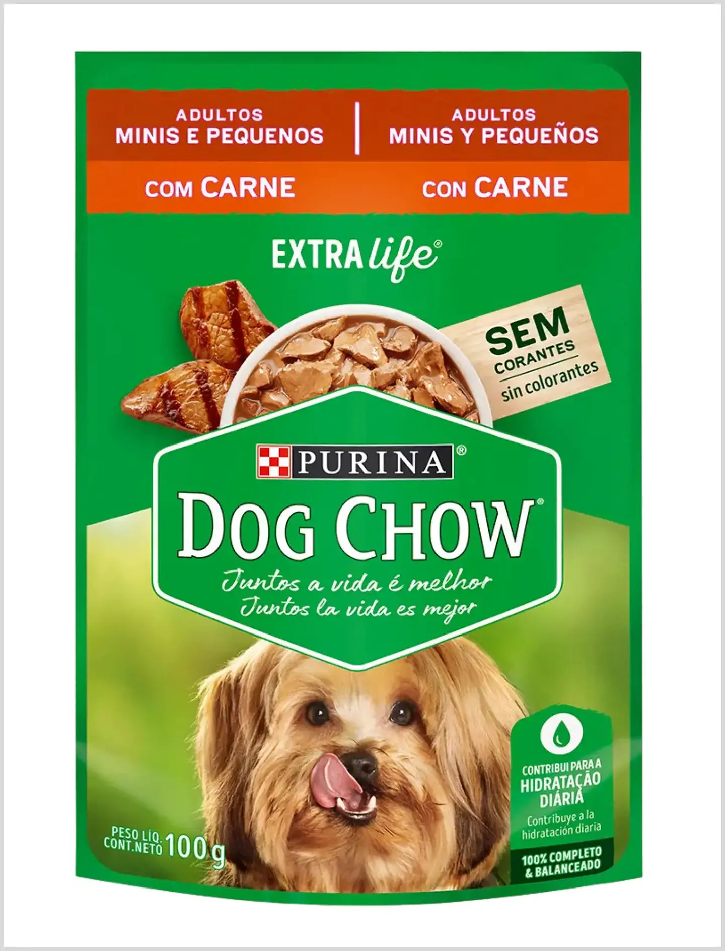 Dog Chow Sachet Carne Raza Pequeña 100 g 1