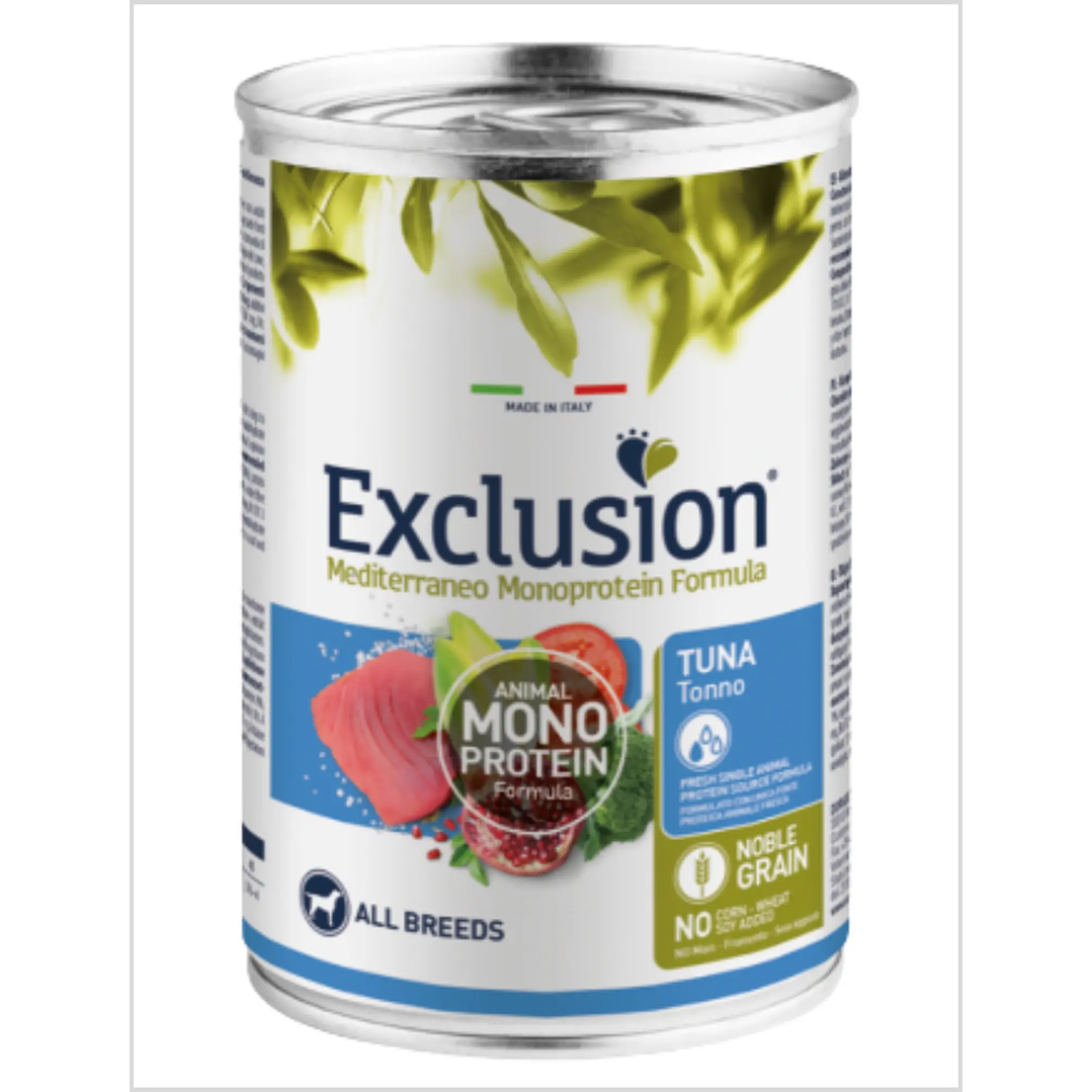Exclusion Perro Mediterraneo Atun - 400 g 1