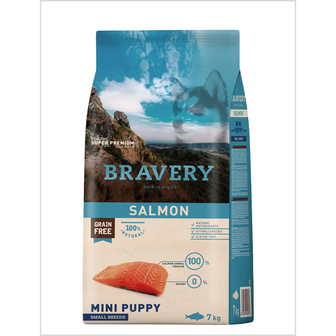 Bravery Salmon Mini Puppy 7 Kg 1