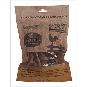 Top-K9 Wild Bites Patitas de Pollo - 60 g