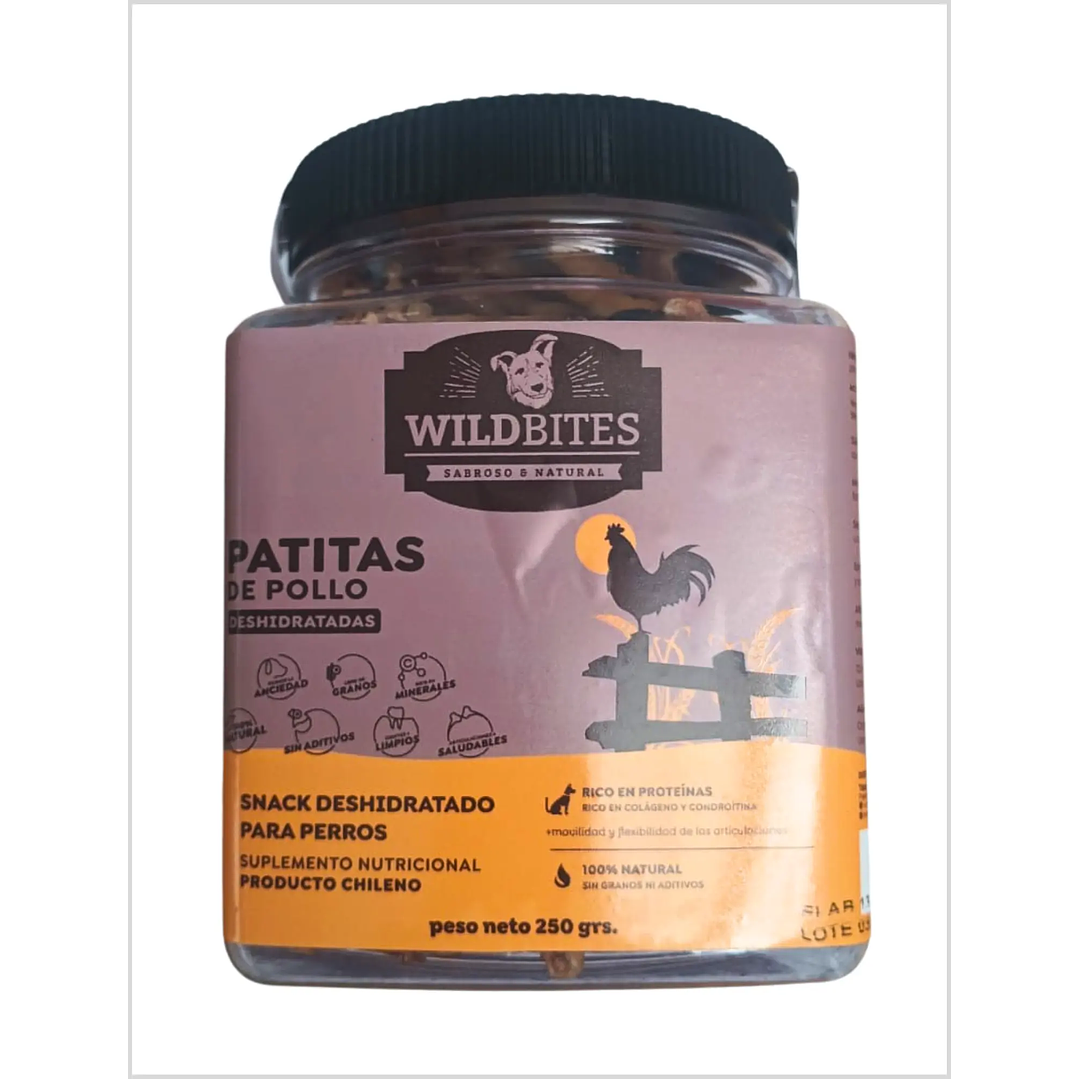 Top-K9 Wild Bites Patitas de Pollo - 250 g 1