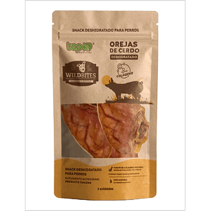 Top-K9 Wild Bites Oreja Cerdo - 3 Un
