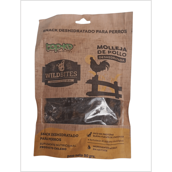 Top-K9 Wild Bites Molleja de Pollo - 50 g 1