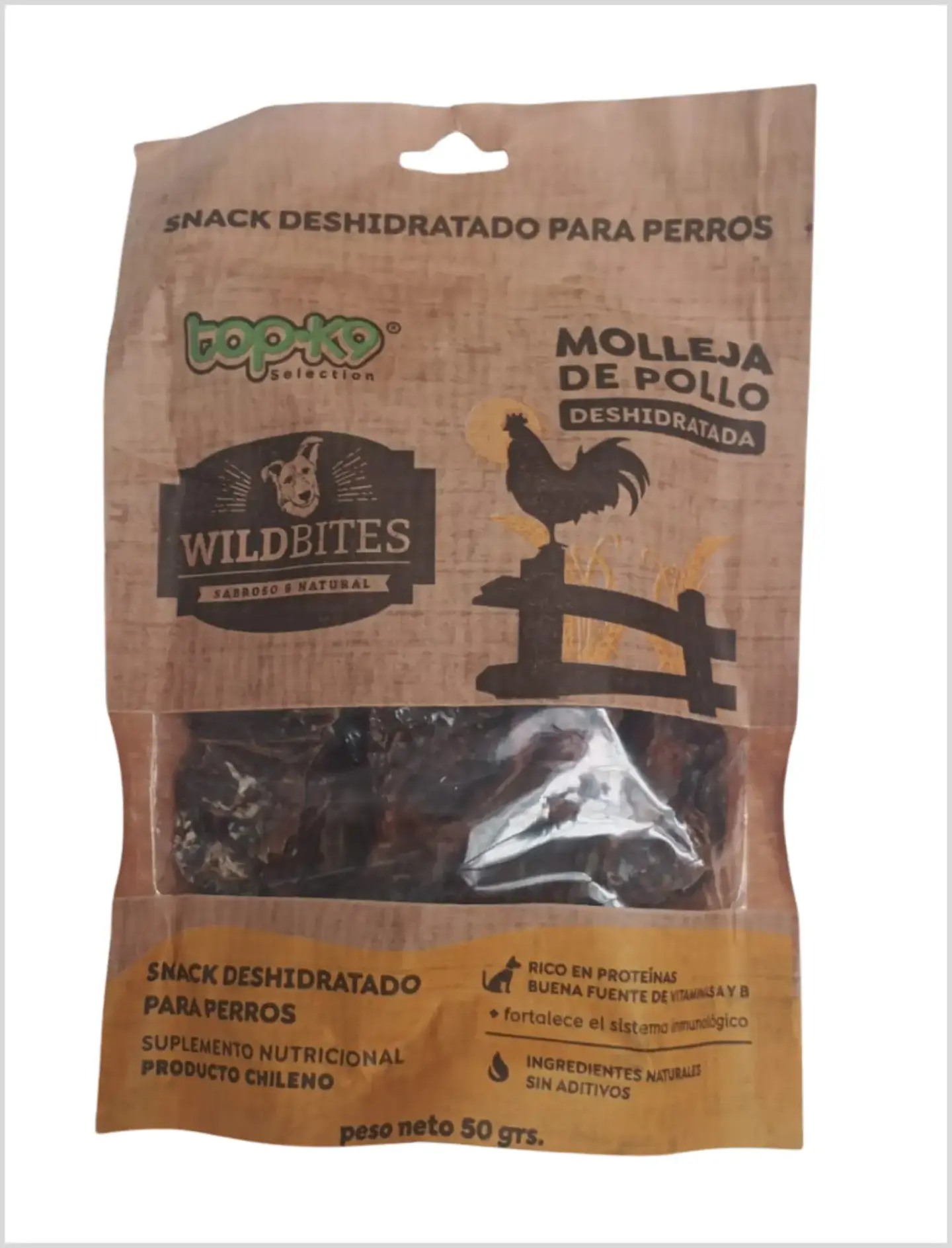 Top-K9 Wild Bites Molleja de Pollo - 50 g 1