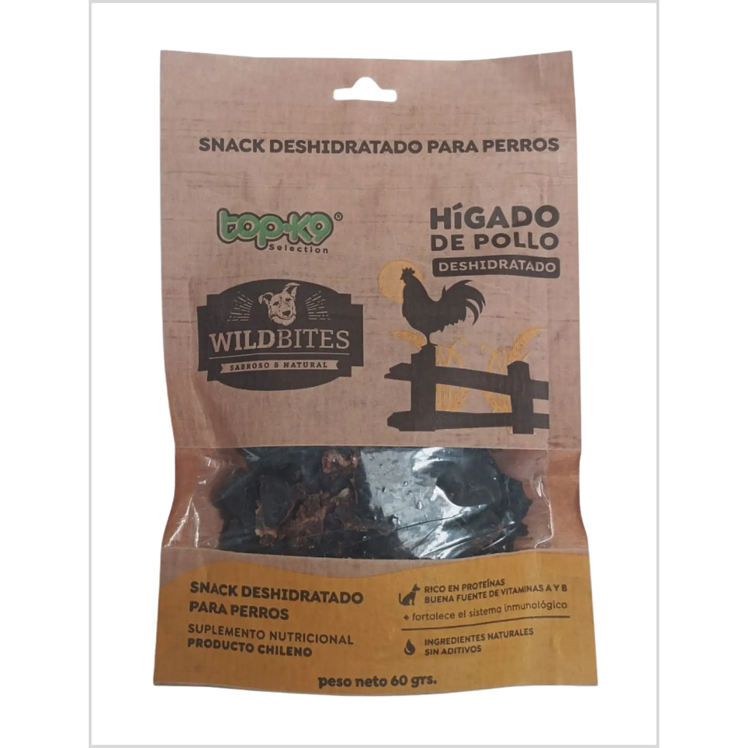 Top-K9 Wild Bites Hígado de Pollo - 60 g 1