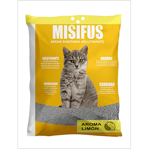 Arena Misifus Aglutinante Limon 20 Kg