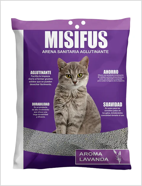 Arena Misifus Aglutinante Lavanda