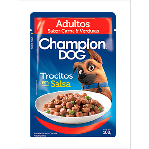 Champion Dog Sachet Trocitos Carne 100 g