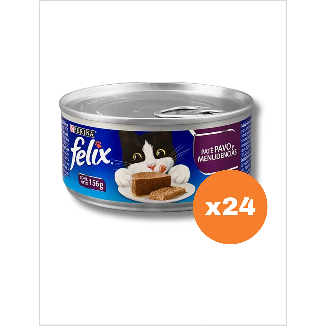 Felix Pate Pavo 156 g - Pack x24 1