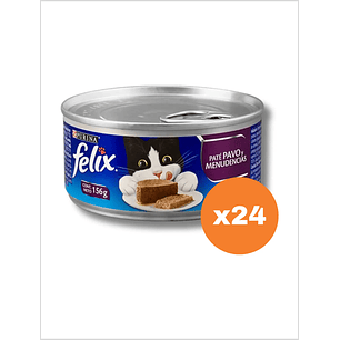 Felix Pate Pavo 156 g - Pack x24