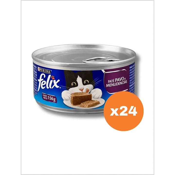 Felix Pate Pavo 156 g - Pack x24 1