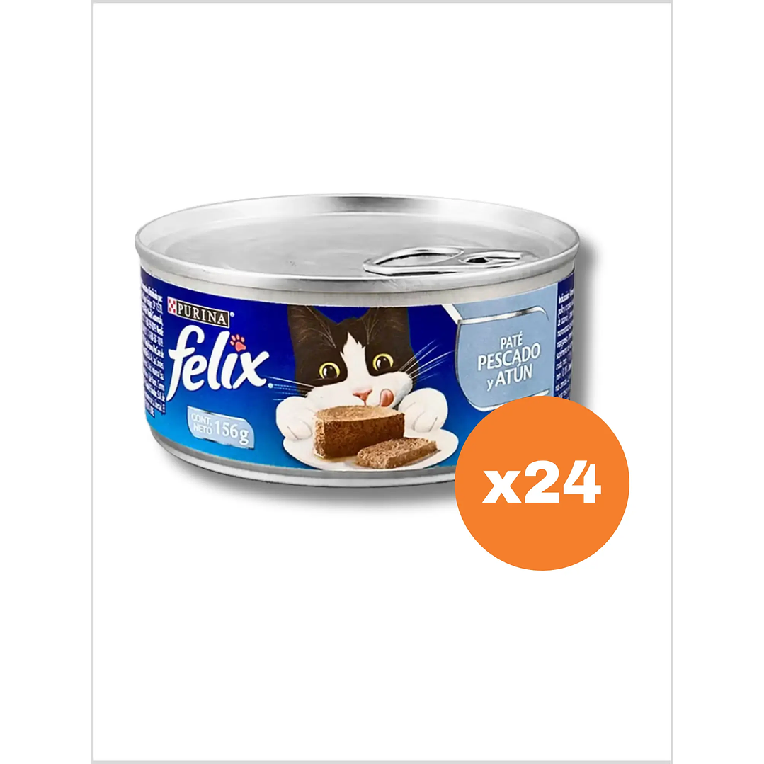 Felix Paté Pescado y Atún 156 g - Pack x24 1