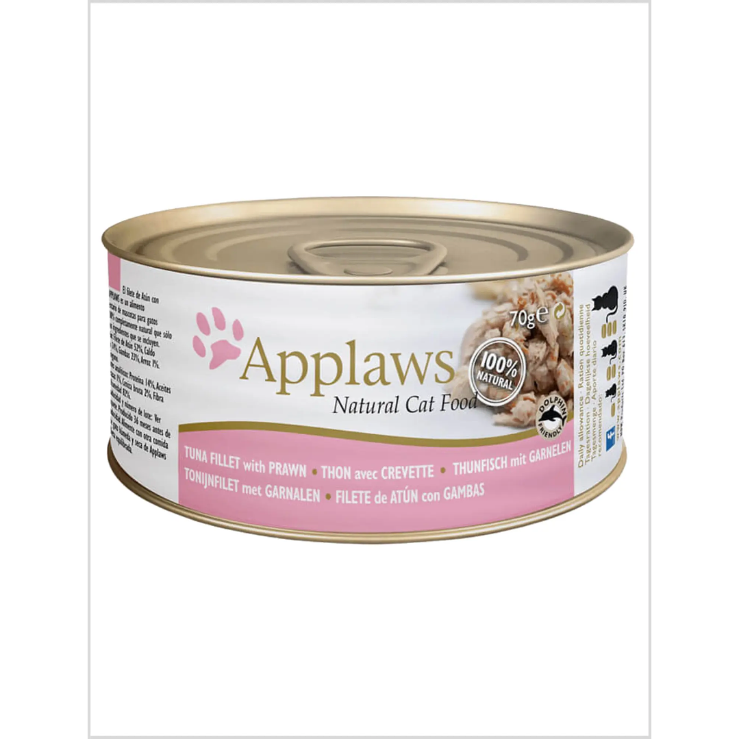 Applaws Gato Filete De Atún Camarón Con Caldito 70 g 1
