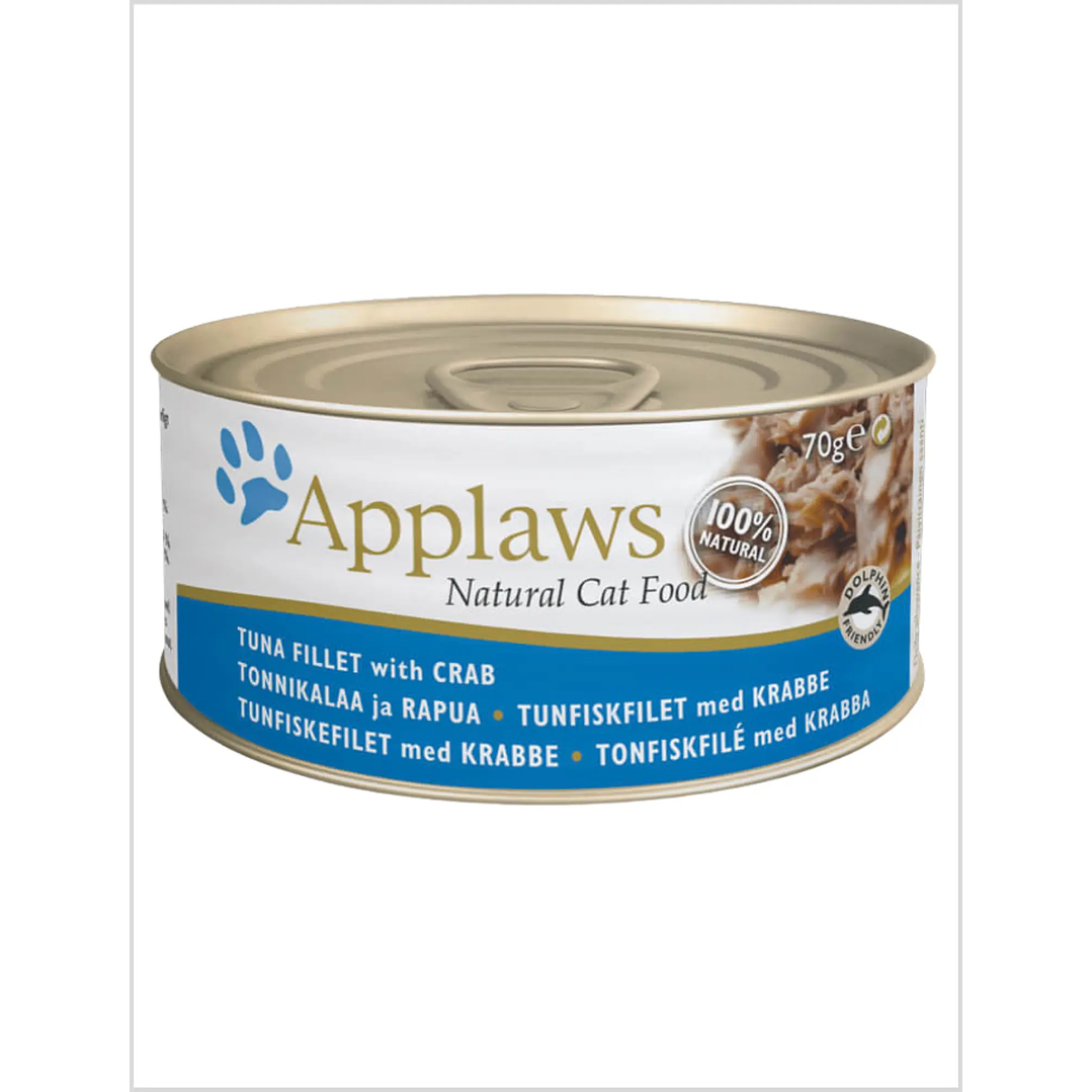 Applaws Gato Filete De Atún Cangrejo Con Caldito 70 g 1
