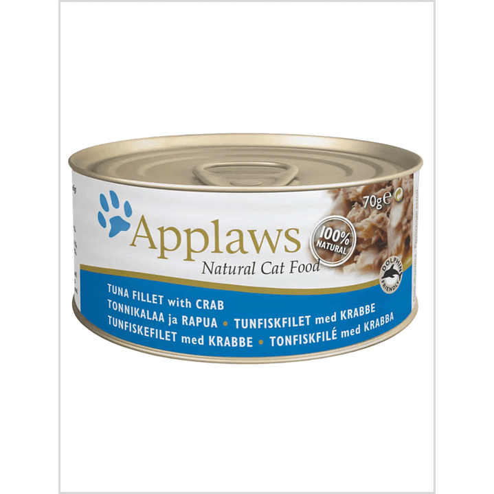 Applaws Gato Filete De Atún Cangrejo Con Caldito 70 g 1