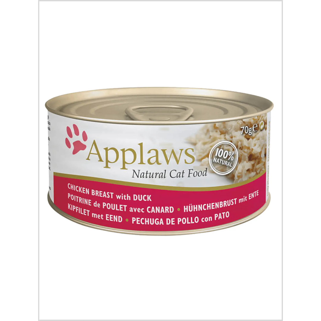 Applaws Gato Pechuga De Pollo Pato Con Caldito 70 g 1