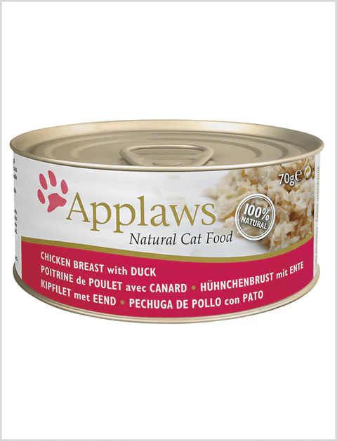 Applaws Gato Pechuga De Pollo Pato Con Caldito 70 g