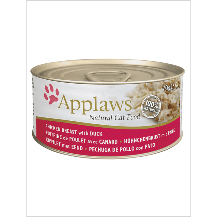 Applaws Gato Pechuga De Pollo Pato Con Caldito 70 g 1