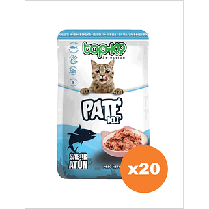 Topk9 Pate Deli Atún 85 g - Pack x20