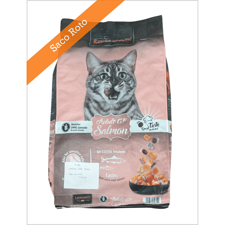 Leonardo Adulto GF Salmon 7,5 Kg - Saco Roto 1
