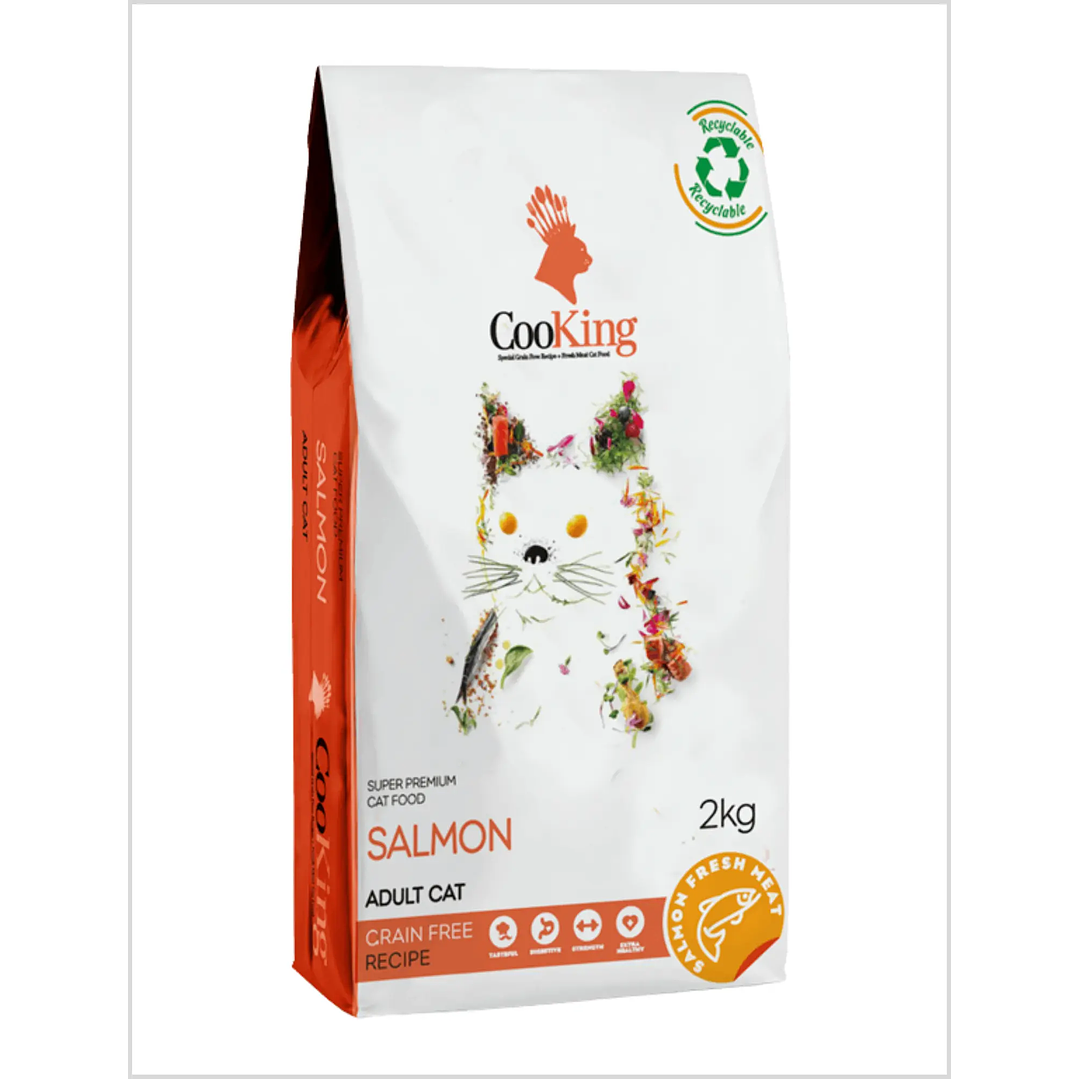 Cooking Cat Kitten salmón 2 Kg 1