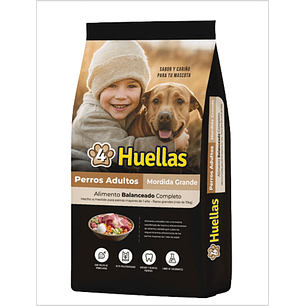 4 Huellas Perro Adulto Mordida Grande 20 Kg