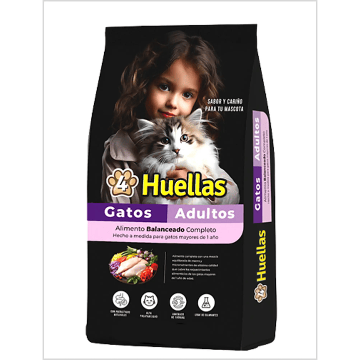 4 Huellas Gato Adulto 10 Kg 1