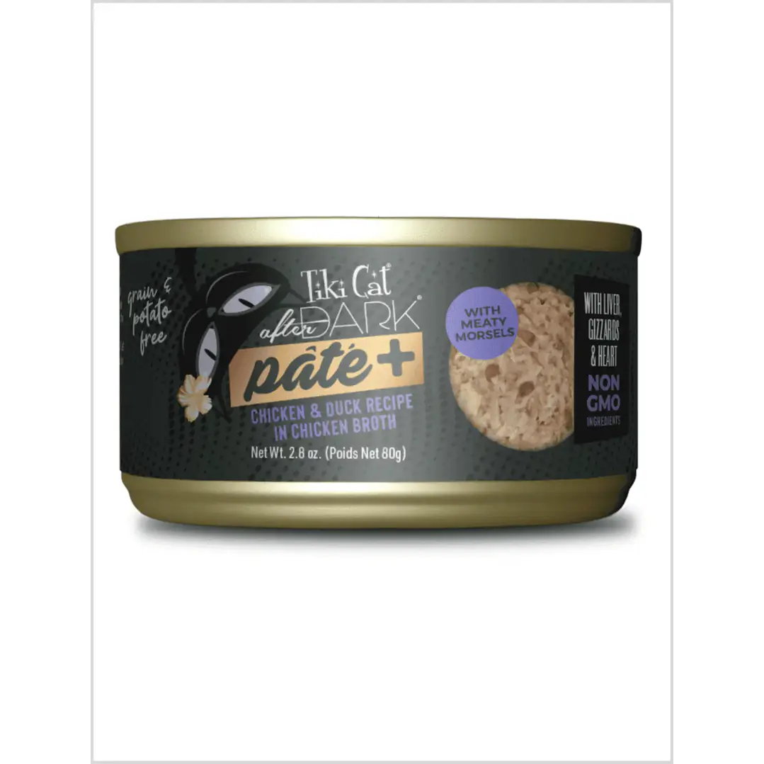 Tiki Cat After Dark Pate+ Chicken & Duck 80 g 1