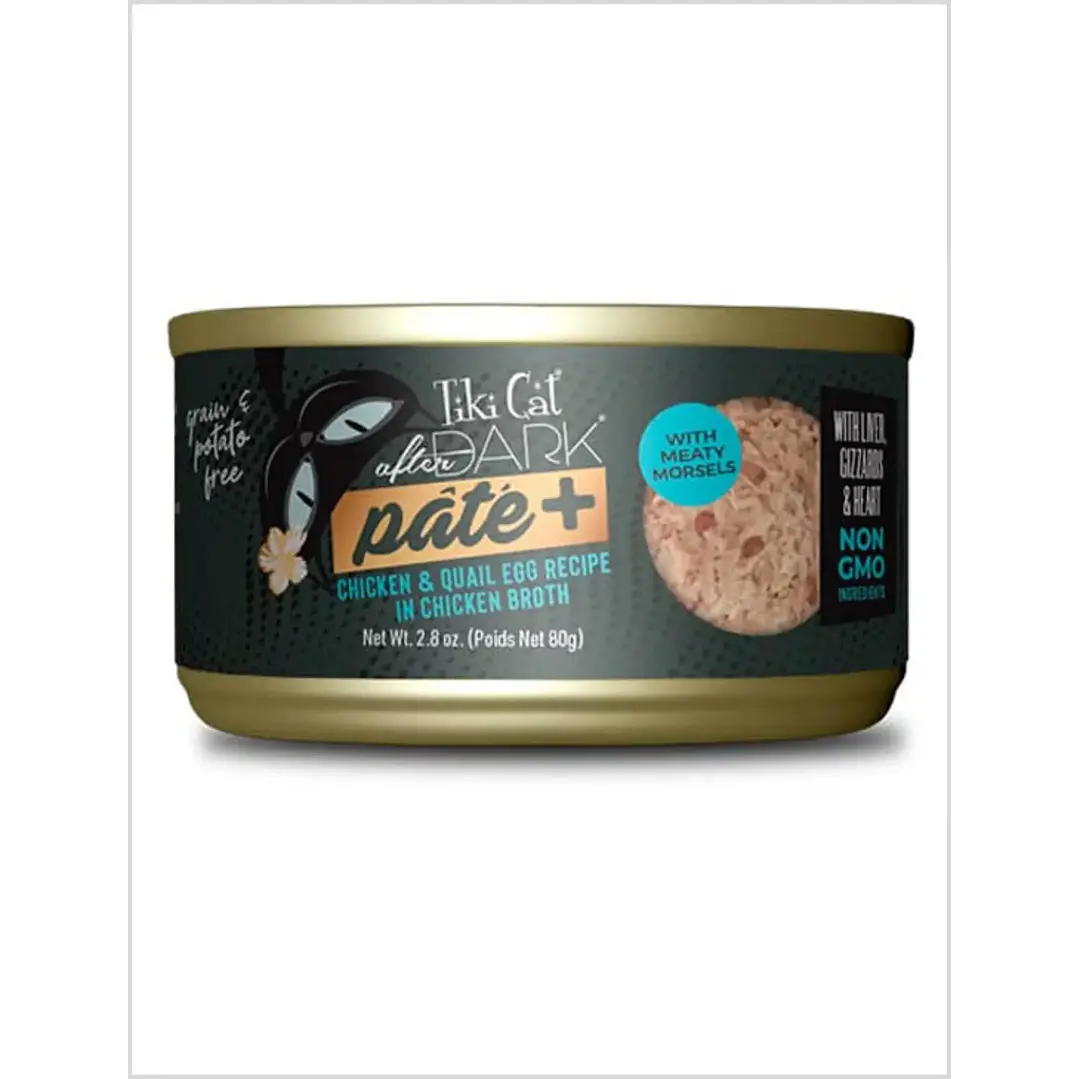 Tiki Cat After Dark Pate+ Chicken & Egg 80 g 1