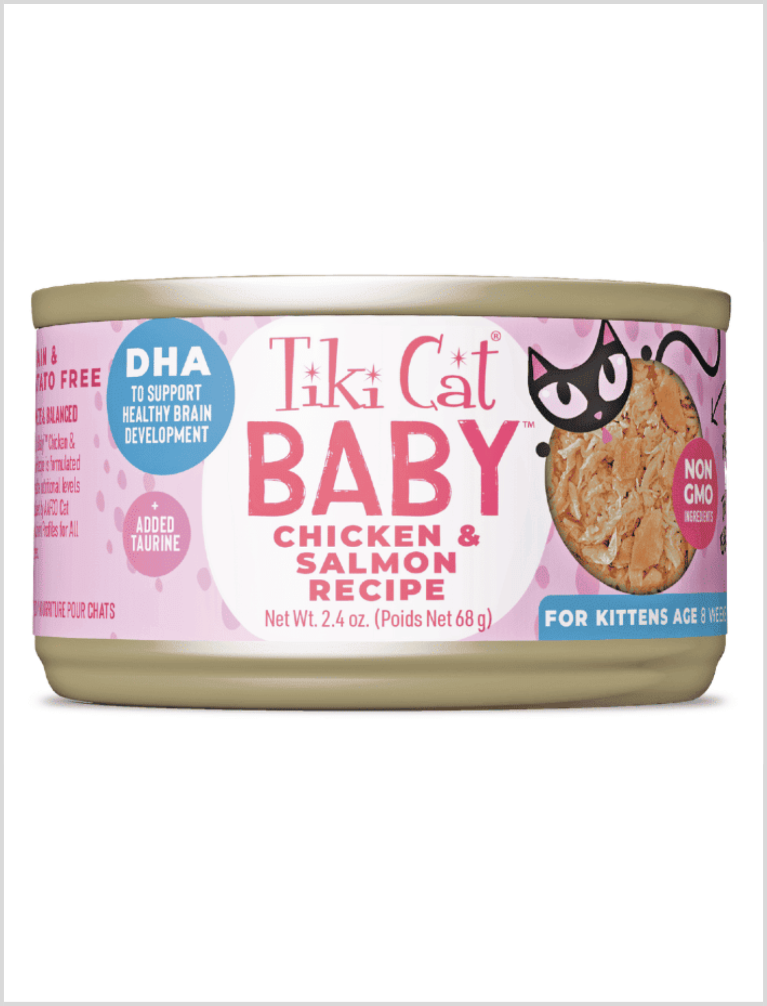 Tiki Cat Lata Baby Whole Foods Chicken & Salmon 70gr