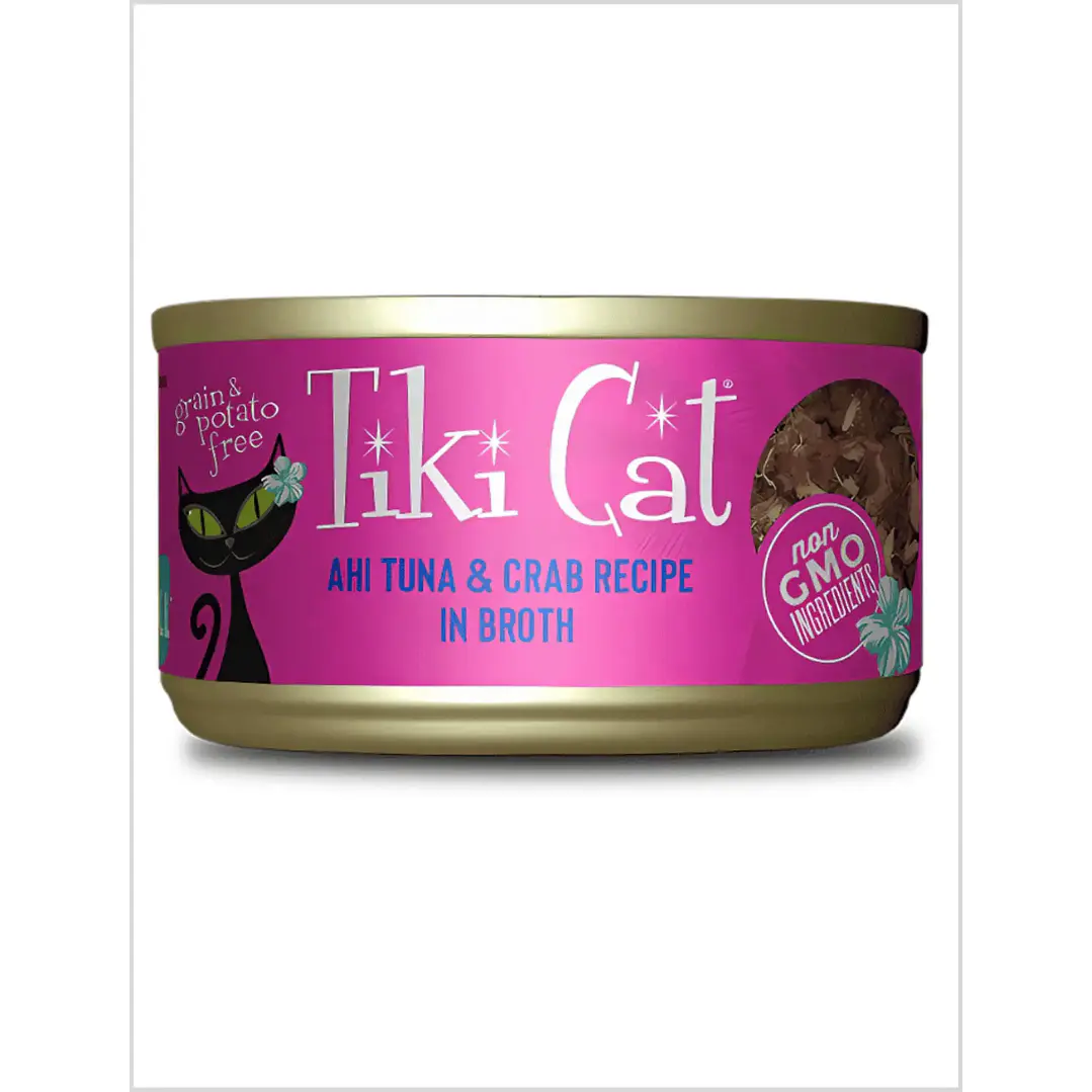 Tiki Cat Lata Hana Ahi Atún & Cangrejo 80 g 1