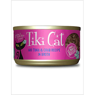 Tiki Cat Lata Hana Ahi Atún & Cangrejo 80 g