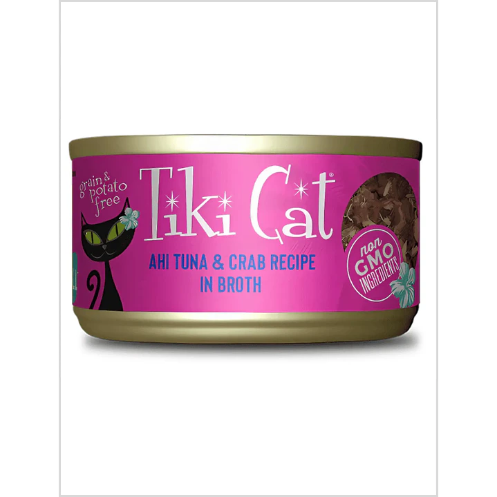 Tiki Cat Lata Hana Ahi Atún & Cangrejo 80 g 1
