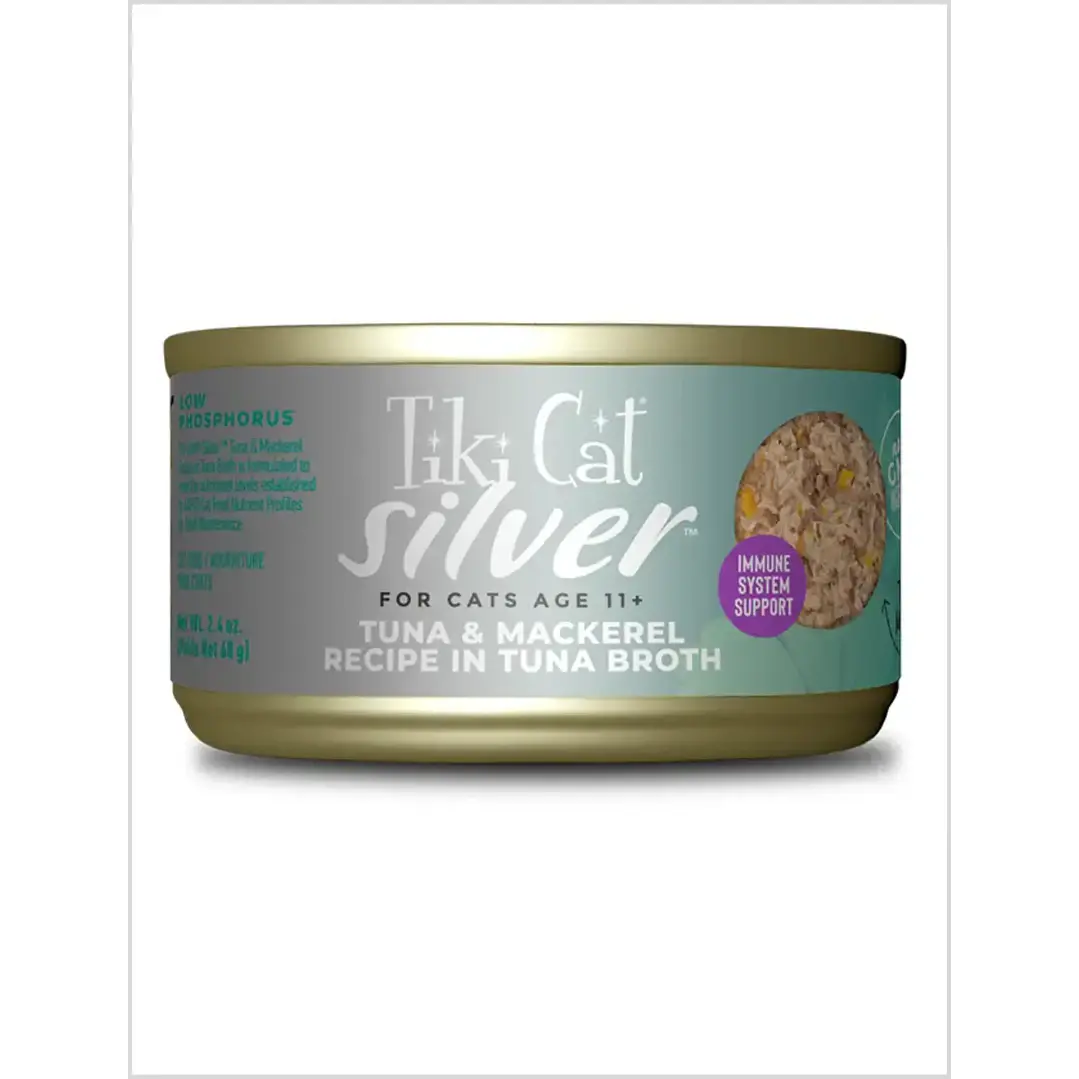Tiki Cat Silver Atún y Caballa 70 g 1
