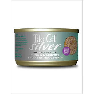 Tiki Cat Silver Atún y Caballa 70 g