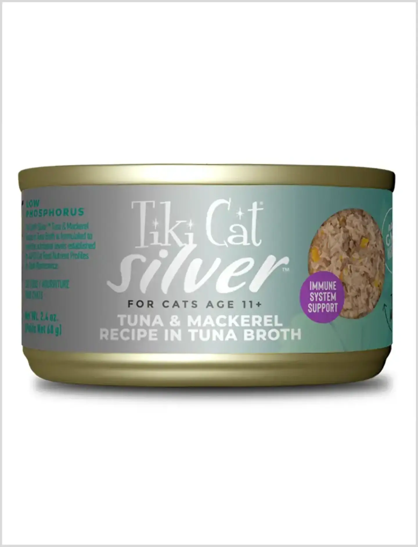 Tiki Cat Silver Atún y Caballa 70 g 1