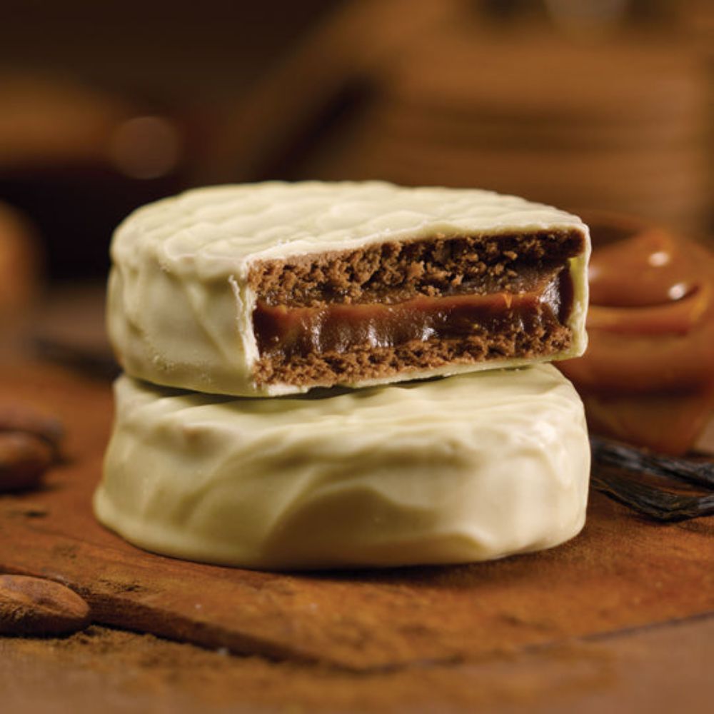 6 Alfajores Argentinos Premium Chocolate Blanco