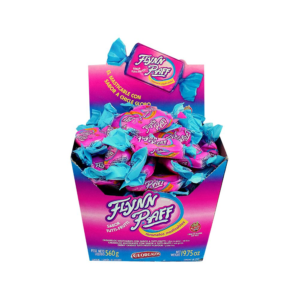 Caja de caramelos masticable Flinn Paff x 70 unidades
