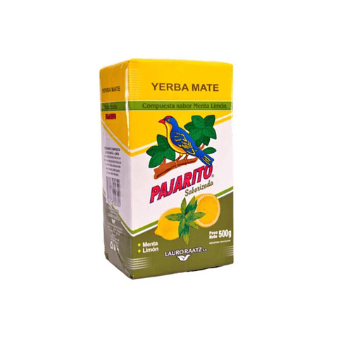 Yerba Mate Pajarito Menta Limón