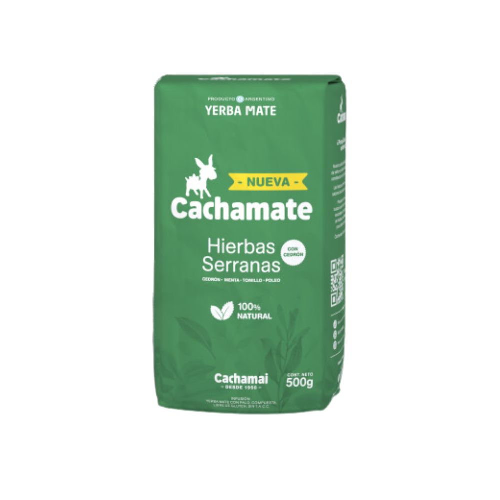 Yerba Mate union hierbas serranas 500gr.