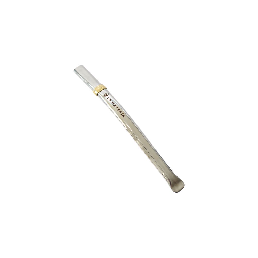 Bombilla Plana Acero Inoxidable La Matería Chile