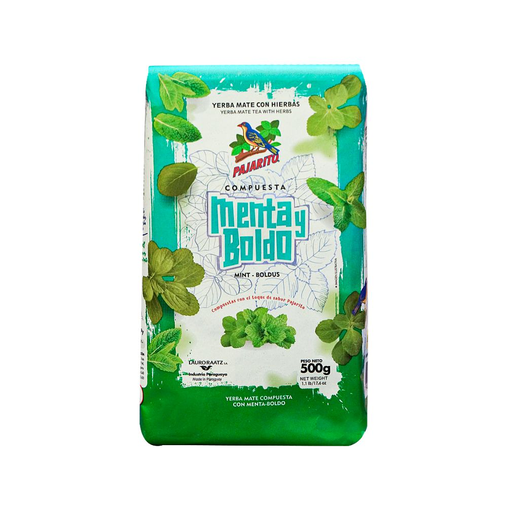 Yerba Mate Pajarito menta y boldo 